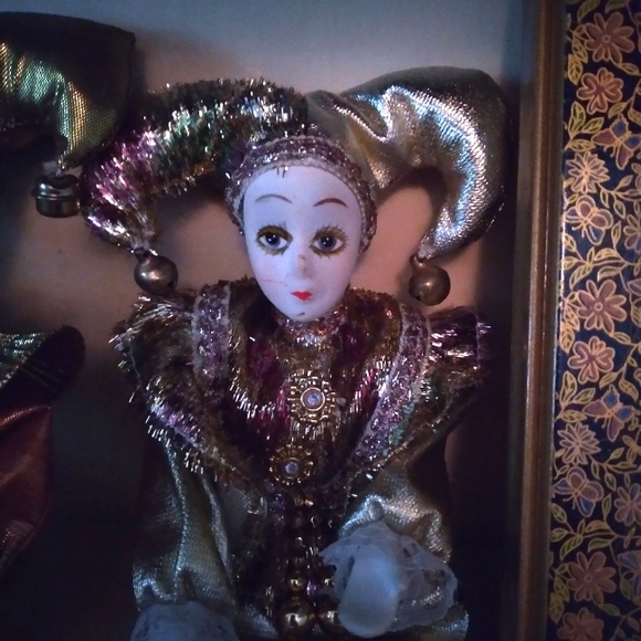 Porcelain Jester Dolls Collectable - Picture 3 of 3